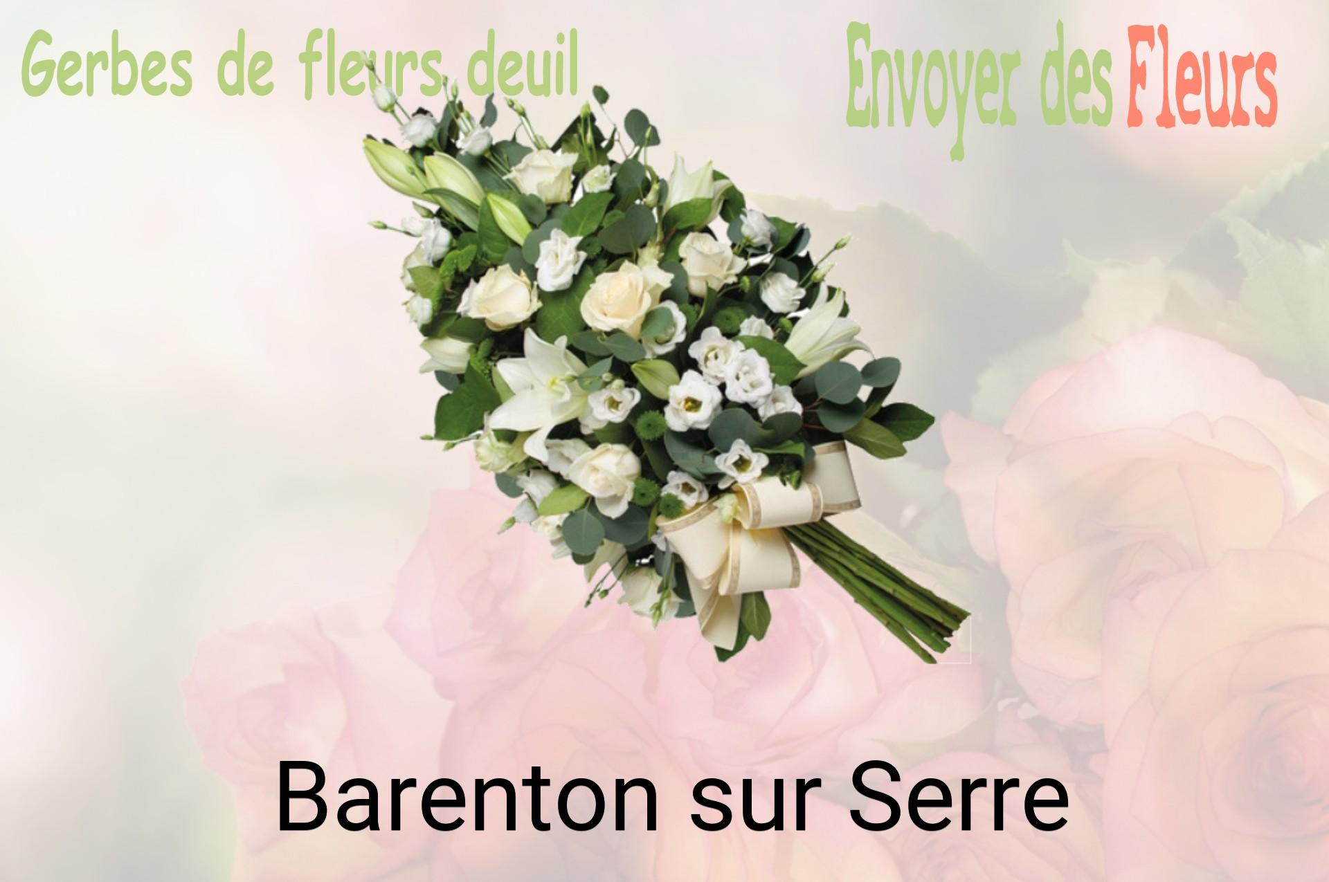 Gerbe de fleurs de deuil livrée à Barenton-sur-Serre